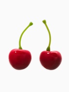 Серьги «Вишня», красные в золоте  (артикул 10936505)  большой выбор товаров оптом и в розницу по низким ценам с доставкой