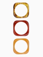 Набор 3 браслета манжета «Тренд», акрил, разноцветный  (артикул 10951637)  большой выбор товаров оптом и в розницу по низким ценам с доставкой