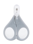 Детские маникюрные ножницы, с защитным колпачком, ВИД 1, цвет серый - фото 121985784