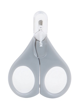 Детские маникюрные ножницы, с защитным колпачком, ВИД 1, цвет серый 10956889