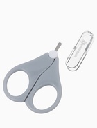 Детские маникюрные ножницы, с защитным колпачком, ВИД 1, цвет серый - фото 121985788