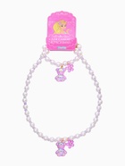 Набор детский «Выбражулька. Мармеладный мишка», 2 предмета: бусы, браслет, бело-фиолетовый  (артикул 10967619)  большой выбор товаров оптом и в розницу по низким ценам с доставкой