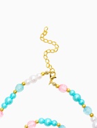 Набор детский «Выбражулька. Бабочка с бусиной», 2 предмета: бусы, браслет, розово-голубой  (артикул 10967621)  большой выбор товаров оптом и в розницу по низким ценам с доставкой