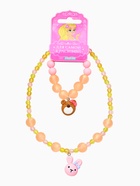 Набор детский «Выбражулька. Мишка и заяц», 2 предмета: бусы, браслет, цветной  (артикул 10967622)  большой выбор товаров оптом и в розницу по низким ценам с доставкой