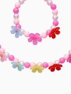 Набор детский «Выбражулька. Цветы», 2 предмета: бусы, браслет, цветной  (артикул 10967628)  большой выбор товаров оптом и в розницу по низким ценам с доставкой