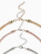 Чокеры «Плетение», набор 3 шт. тянется, 35 + удлинитель 5 см, разноцветные  (артикул 10967831)  большой выбор товаров оптом и в розницу по низким ценам с доставкой