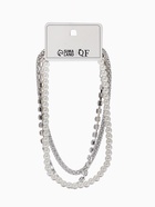 Чокеры «Стиль», набор 3 шт. бусины №8, со стразами, тянется, 35 + удлинитель 5 см, белый в серебре  (артикул 10967833)  большой выбор товаров оптом и в розницу по низким ценам с доставкой