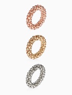 Кольца «Плетение», набор 3 шт. тянется, 1.5 см, разноцветные  (артикул 10967834)  большой выбор товаров оптом и в розницу по низким ценам с доставкой