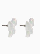 Серьги пластик «Бантик», перламутровый, белые, радужные  (артикул 10967836)  большой выбор товаров оптом и в розницу по низким ценам с доставкой