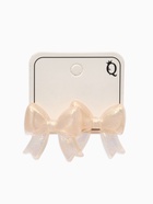 Серьги пластик «Бантик», перламутровый, бежевые  (артикул 10967838)  большой выбор товаров оптом и в розницу по низким ценам с доставкой