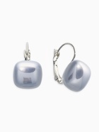 Серьги пластик «Майорика. Квадрат», светло-серые в серебре  (артикул 10967884)  большой выбор товаров оптом и в розницу по низким ценам с доставкой