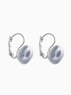 Серьги пластик «Майорика. Квадрат», светло-серые в серебре  (артикул 10967884)  большой выбор товаров оптом и в розницу по низким ценам с доставкой