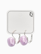 Серьги пластик «Майорика. Квадрат», фиолетовые в серебре  (артикул 10967885)  большой выбор товаров оптом и в розницу по низким ценам с доставкой