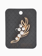 Брошь «Жемчужная ветвь», белая в золоте  (артикул 10968346)  большой выбор товаров оптом и в розницу по низким ценам с доставкой