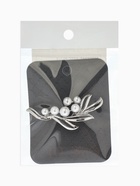 Брошь «Жемчужная ветвь», белая в серебре  (артикул 10968347)  большой выбор товаров оптом и в розницу по низким ценам с доставкой