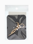 Брошь «Бантик с жемчугом», белая в золоте  (артикул 10968351)  большой выбор товаров оптом и в розницу по низким ценам с доставкой