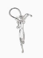 Брошь «Бантик с жемчугом», белая в серебре  (артикул 10968352)  большой выбор товаров оптом и в розницу по низким ценам с доставкой