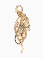 Брошь «Цветок калла с жемчугом», белая в золоте - Фото 2