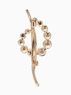 Брошь «Дуга с жемчугом», белая в золоте  (артикул 10968359)  большой выбор товаров оптом и в розницу по низким ценам с доставкой