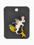 Брошь «Заяц на мопеде», цветной в золоте  (артикул 10968365)  большой выбор товаров оптом и в розницу по низким ценам с доставкой