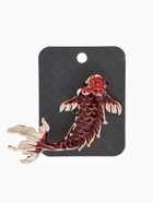 Брошь «Рыба карп», бордовая в золоте  (артикул 10968366)  большой выбор товаров оптом и в розницу по низким ценам с доставкой