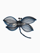 Брошь «Стрекоза», плетёная, сине-чёрная  (артикул 10968368)  большой выбор товаров оптом и в розницу по низким ценам с доставкой