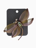 Брошь «Стрекоза», плетёная, цвет розово-золотой  (артикул 10968369)  большой выбор товаров оптом и в розницу по низким ценам с доставкой