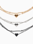 Кулоны на цепочке «Сердце», набор 3 шт. L=35 + удлинитель 7 см, разноцветный  (артикул 10969419)  большой выбор товаров оптом и в розницу по низким ценам с доставкой