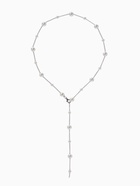 Кулон трансформер «Россыпь жемчуга», бусины №6.8, L=50 см, белый в серебре  (артикул 10969531)  большой выбор товаров оптом и в розницу по низким ценам с доставкой