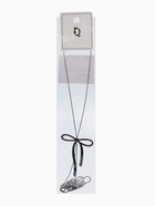 Колье-чокер на затяжке «Балерина. Пуанты с бантиком», L=60 см, цвет серебро, чёрный  (артикул 10969533)  большой выбор товаров оптом и в розницу по низким ценам с доставкой