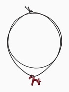 Кулон на шнурке «Конь», L=51 см, бордовый, чёрный  (артикул 10979809)  большой выбор товаров оптом и в розницу по низким ценам с доставкой