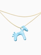 Кулон на шнурке «Конь», L=51 см, бежевый, голубой  (артикул 10979811)  большой выбор товаров оптом и в розницу по низким ценам с доставкой