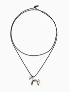 Кулон на шнурке «Конь», L=51 см, цвет серебро, чёрный  (артикул 10979812)  большой выбор товаров оптом и в розницу по низким ценам с доставкой