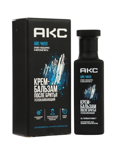 Крем-бальзам п/бритья  Акс Айс Чилл 140 мл