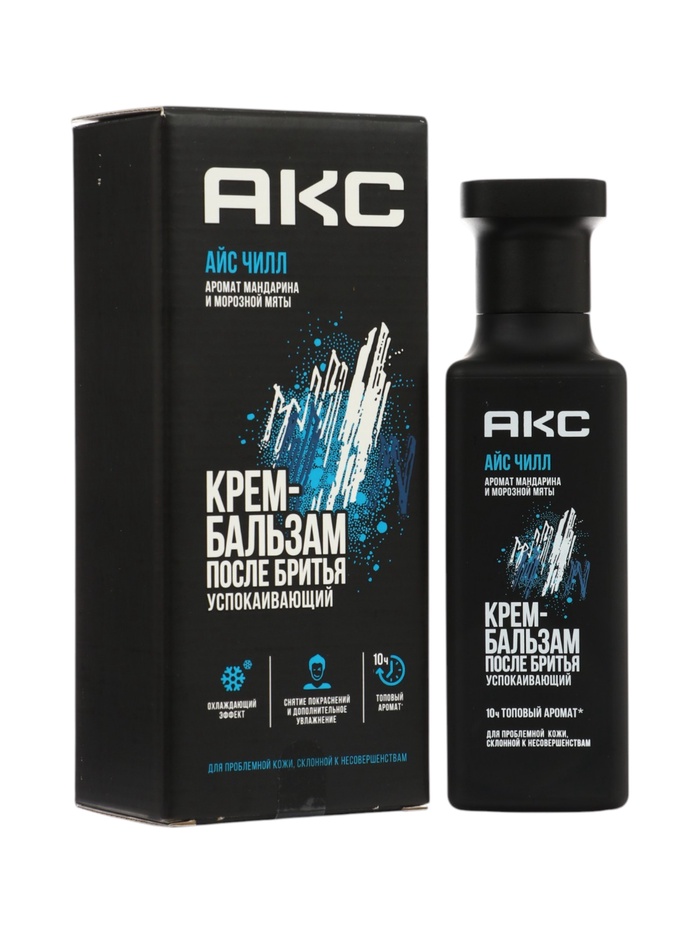 Крем-бальзам п/бритья  Акс Айс Чилл 140 мл - Фото 1