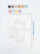 Картина по номерам «Капибара на скейте», 20×30 см  (артикул 10958646)  большой выбор товаров оптом и в розницу по низким ценам с доставкой