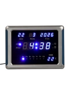 УЦЕНКА Часы электронные настенные, настольные, с будильником, 17×2.5×23 см, USB - Фото 1