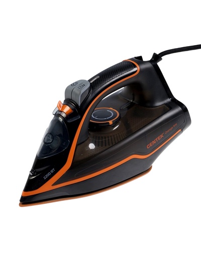 УЦЕНКА Утюг Centek CT-2363, 2200 Вт, керамическая подошва, 300 мл, оранжевый