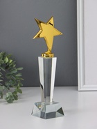 Сувенир "Стела наградная. Золотая звезда", крафт коробка, 27,8х6,8х6,8 см - фото 809547855