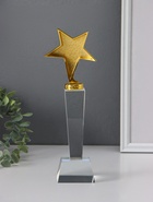 Сувенир "Стела наградная. Золотая звезда", крафт коробка, 27,8х6,8х6,8 см - фото 809547857