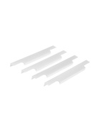 УЦЕНКА Ручка торцевая CAPPIO RP100WH, L=300 мм, цвет белый, 4 шт. TMP . 11002534