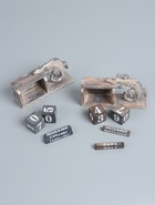 УЦЕНКА Календарь настольный «Ящерица» дерево 20×5×12 см, цв. серый - Фото 3