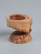 УЦЕНКА Подставка под бутылки «Голова слона» дерево Пиннис, 15×15×17 см, цв. коричневый - Фото 3