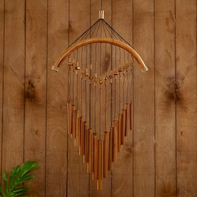 УЦЕНКА Музыка ветра "Песня" бамбук 35х1,5х75 см