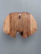 УЦЕНКА Панно "Голова слона" дерево Суар, 40х15х30 см, цв. бежевый - Фото 7