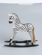 УЦЕНКА Сувенир «Зебра-качалка» дерево 35×11×37 см - Фото 3