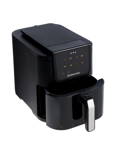 Аэрогриль BRAYER 2041BR, 1500 Вт, 5 л, 8 программ, 200°С, LСD-дисплей, таймер, решетка