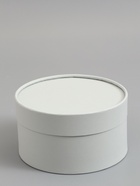 Подарочная коробка круглая, пыльно-серый, завальцованная без окна, 18×10 см  (артикул 10973623)  большой выбор товаров оптом и в розницу по низким ценам с доставкой