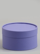 Подарочная коробка круглая, фиолетовая, завальцованная без окна, 18×10 см - Фото 3
