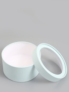 Подарочная коробка круглая, лагуна, завальцованная с окном, 18×10 см - Фото 4